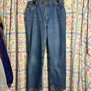 Vintage Blue Open Trails Authentic Stonewash Cotton Denim Jeans